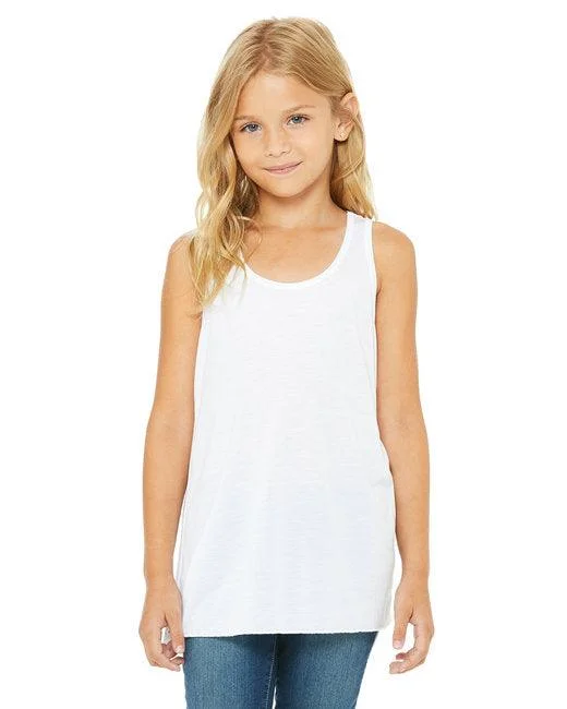 Bella + Canvas Youth Flowy Racerback Tank B8800Y (Pack of 6) modal blend tank