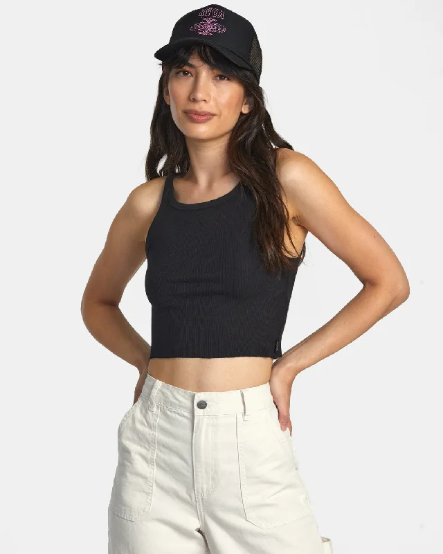 Slide Tank Top - RVCA Black sleep tank top