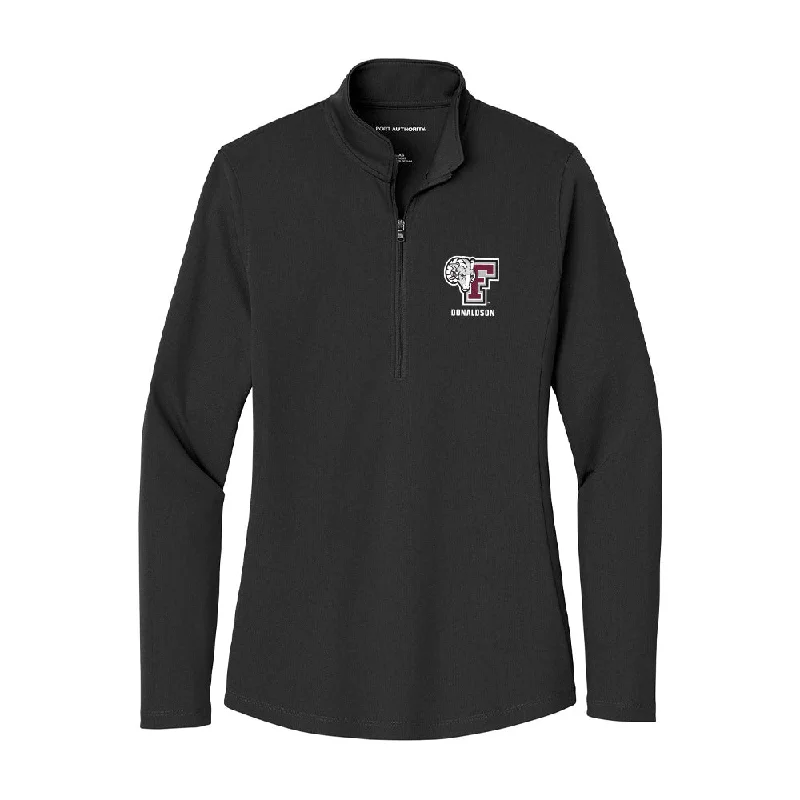 Fordham - NCAA Women's Basketball : Taylor Donaldson - Women's Lightweight Quarter Zip Jacket
