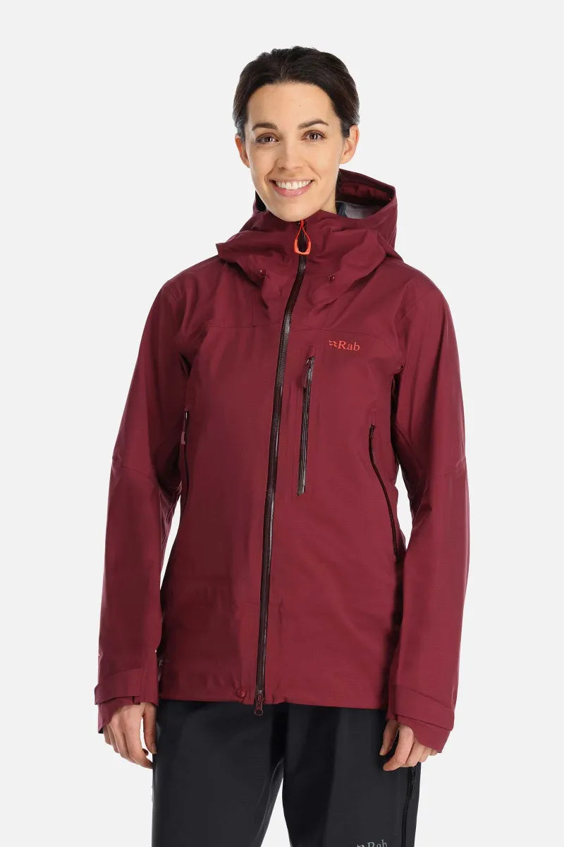 Rab Womens Firewall Waterproof Jacket Satin Fabric Silk Fabric Chiffon Fabric