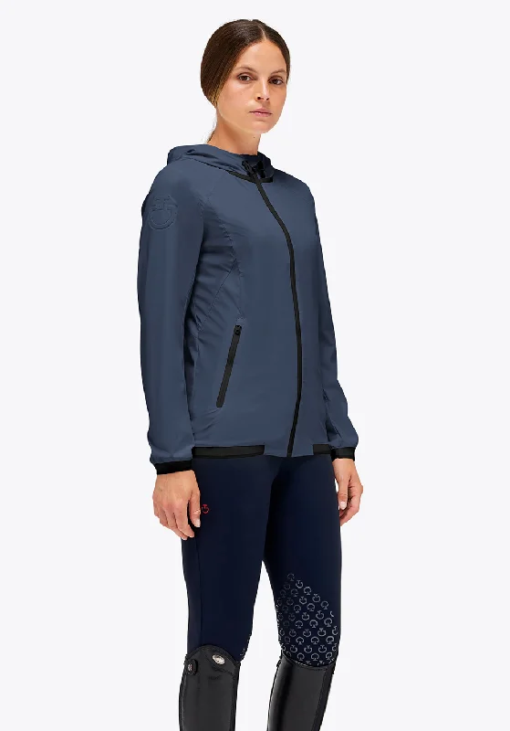 Cavalleria Toscana CT Waterproof Hooded Jacket w/ Breathable Liner Wool Fabric Cashmere Fabric Tweed Fabric