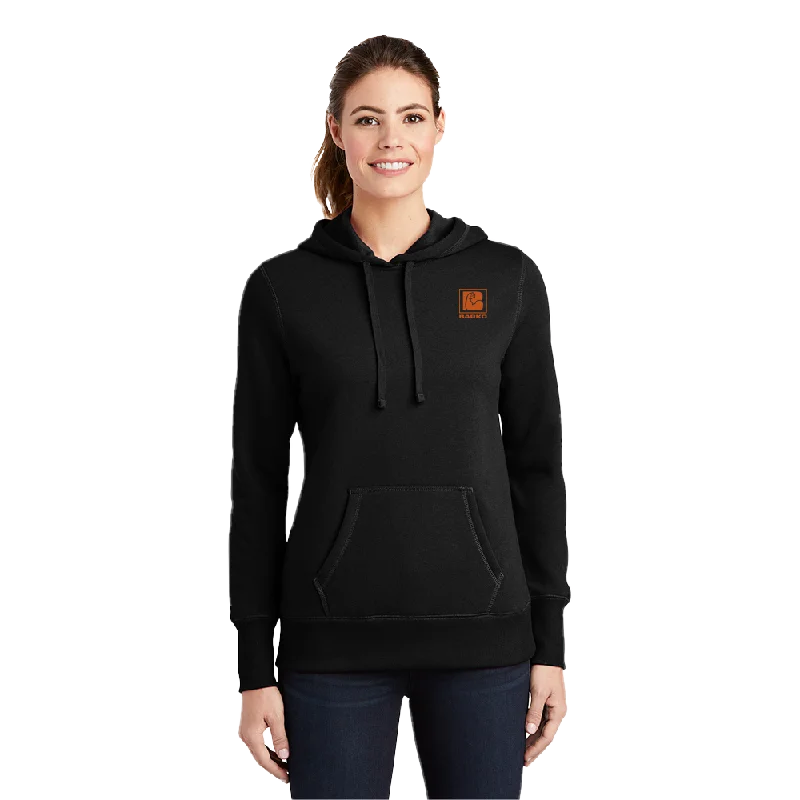 Sport-Tek Ladies Pullover Hooded Sweatshirt Besom Neck Pullover