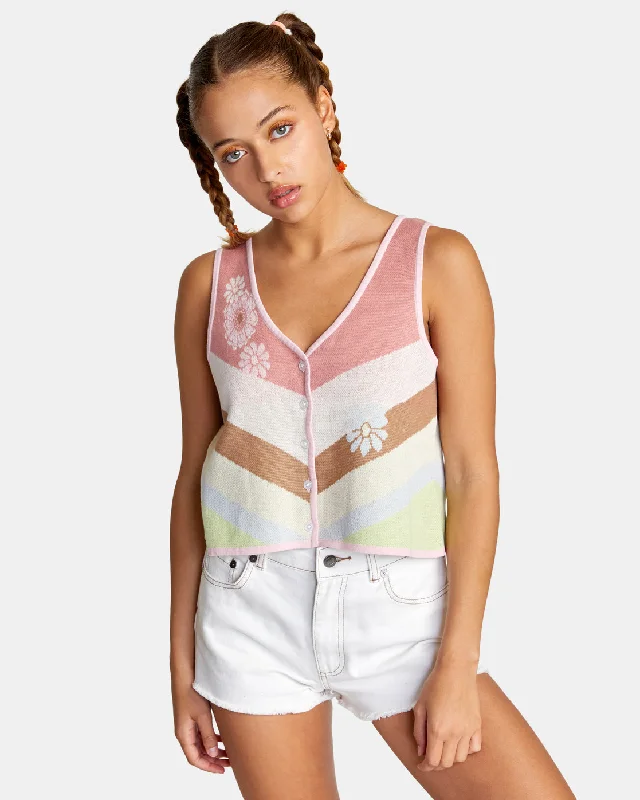 The Trouble Tank Top - Multi sheer tank top
