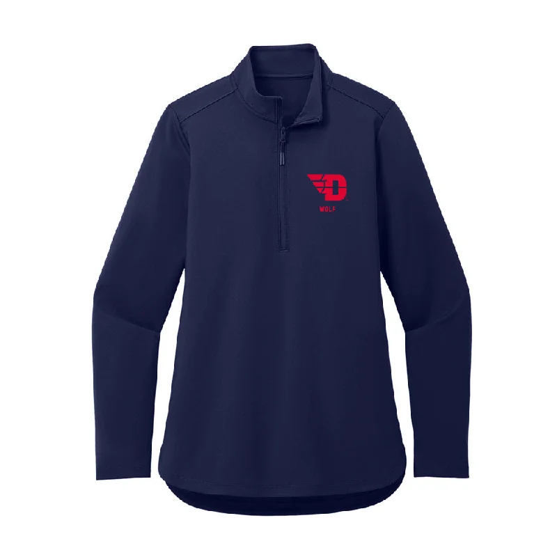 Dayton - NCAA Women's Basketball : Ivy Wolf - Women's Premium Quarter Zip Jacket