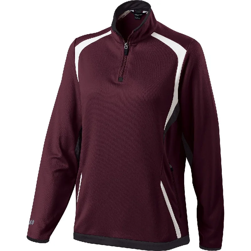 Maroon/Black/White