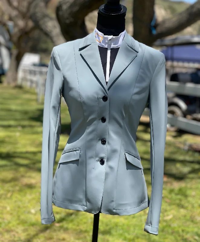 Pikuer Competition Jacket A-Line Jacket Boat Neck Shawl Collar