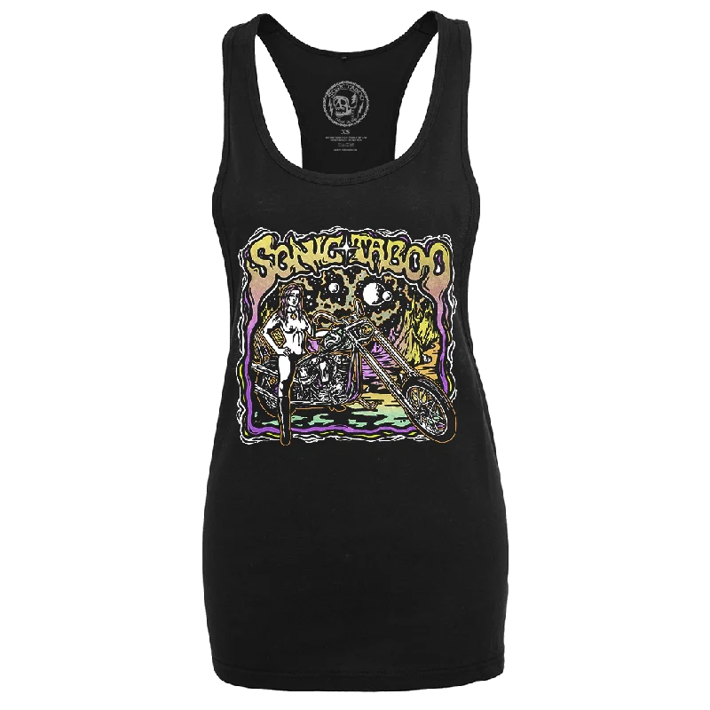 Sonic Taboo - Album (Colour) Women’s Racerback Tank Top - Black one shoulder tank