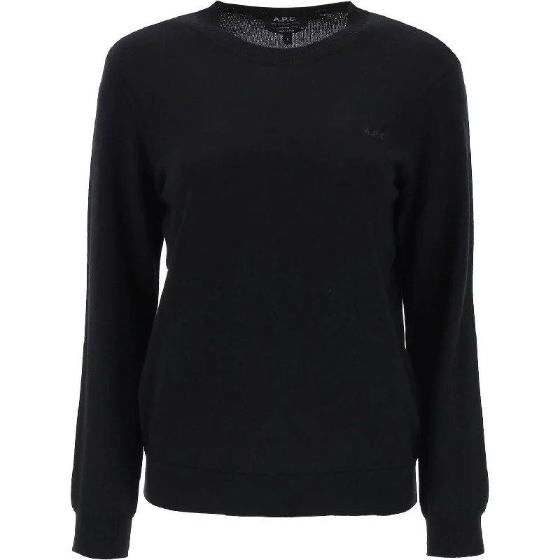 A.P.C. wool crewneck pullover dolman Sleeve Top