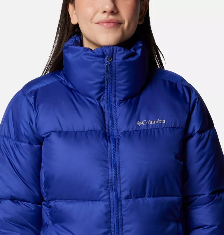 Columbia Women's Puffect II Puffer Jacket Zippered Front Buttoned Front Snap Front