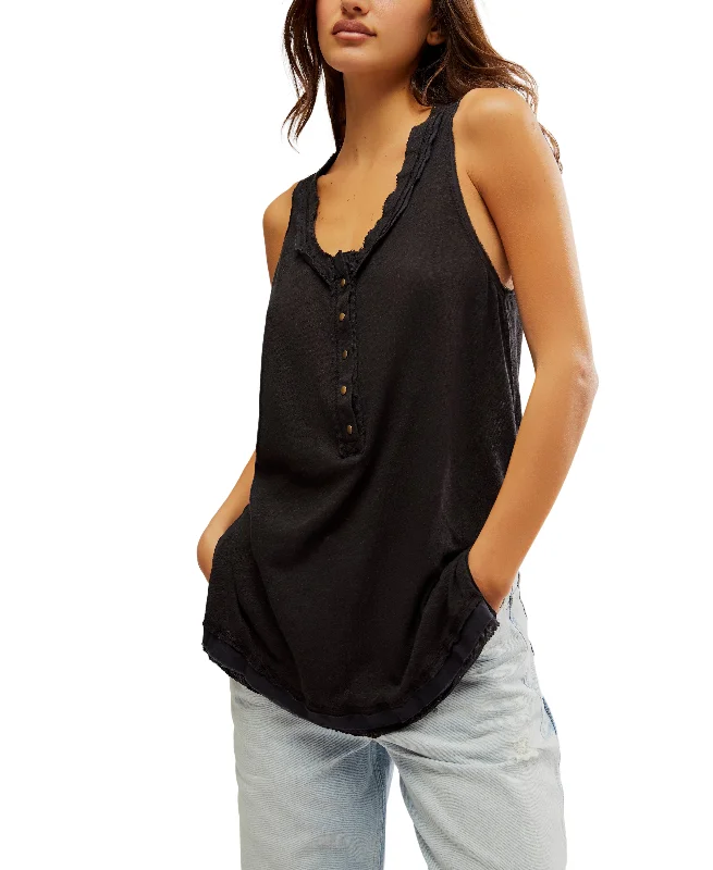 FREE PEOPLE LOVE LANGUAGE SOLID TANK
