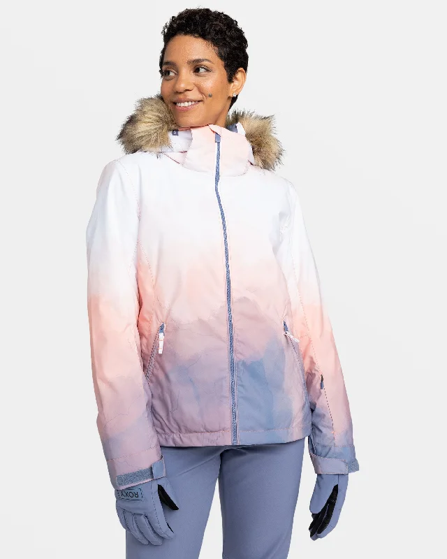 Jet Ski Snow Jacket - Wild Wind Blurry Escape Jacket Blazer Coat