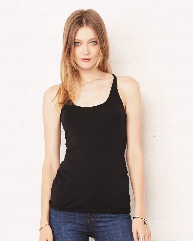Bella + Canvas 8430 Tri-Blend Racerback Tank peach tank top