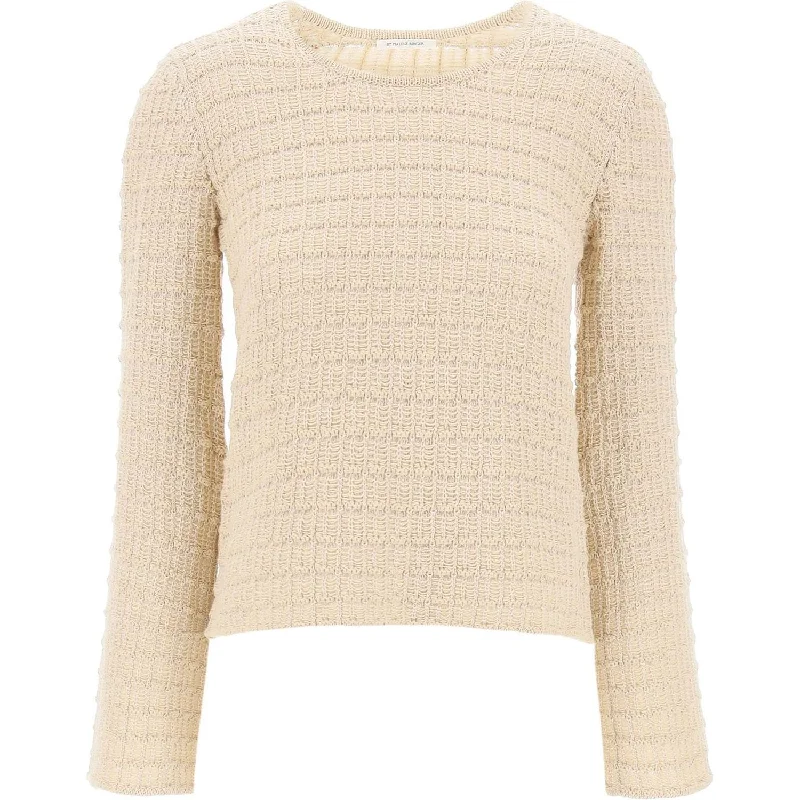 By Malene Birger "charmina cotton knit pullover Blouson Sleeve Pullover