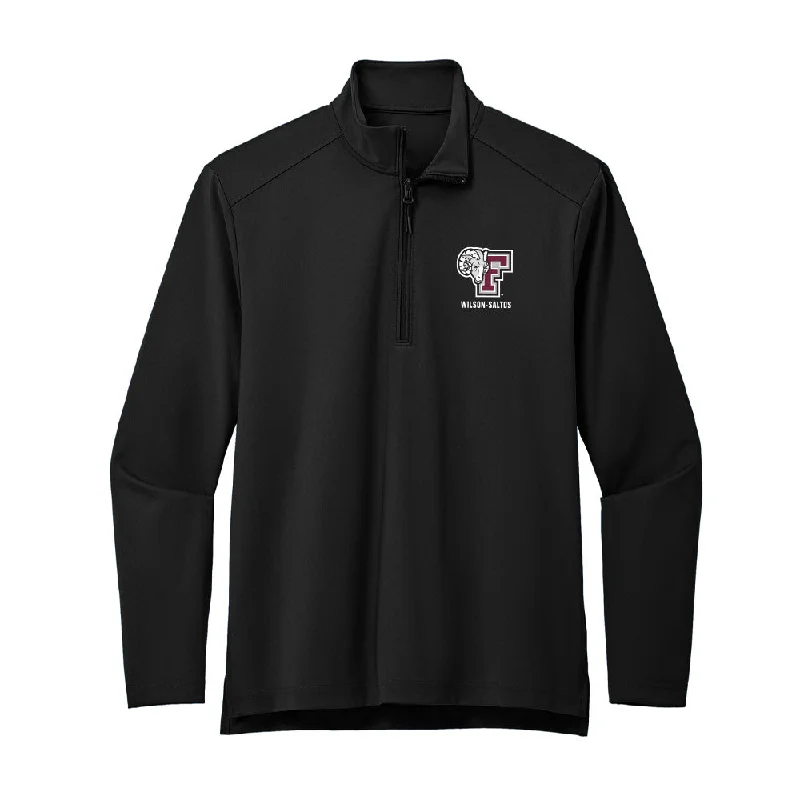 Fordham - NCAA Women's Basketball : Emma Wilson-Saltos - Premium Quarter Zip Jacket