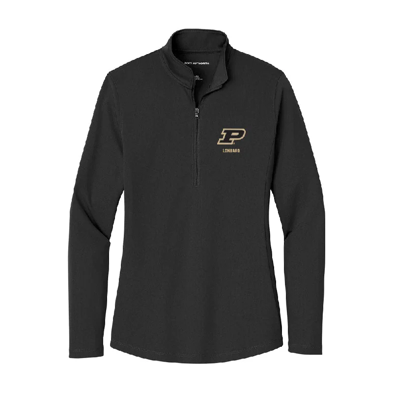 Purdue - NCAA Women's Basketball : Destini Lombard - Women's Lightweight Quarter Zip Jacket