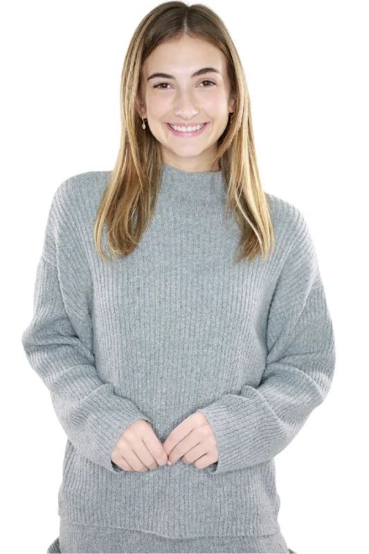 Willa Sweater Mesh Sweater Canvas Denim