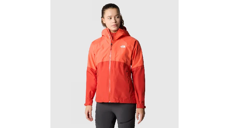 The North Face Womens Diablo Dynamic Zip In Jacket Trench Coat Raincoat Waterproof Jacket