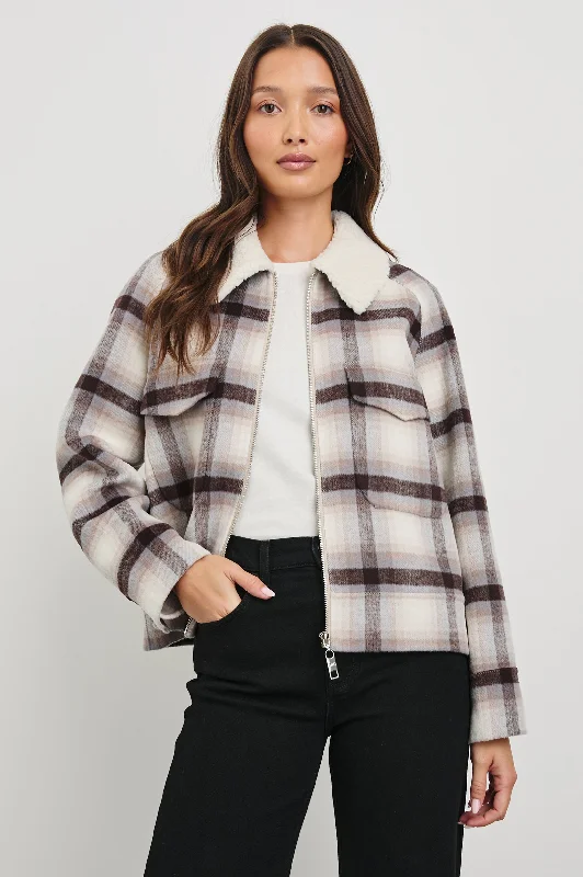 CHEYENNE JACKET - TELLURIDE PLAID Appliqued Jacket Beaded Jacket Sequined Jacket