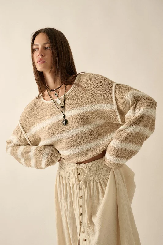 The Valerie Expose Seam Sweater