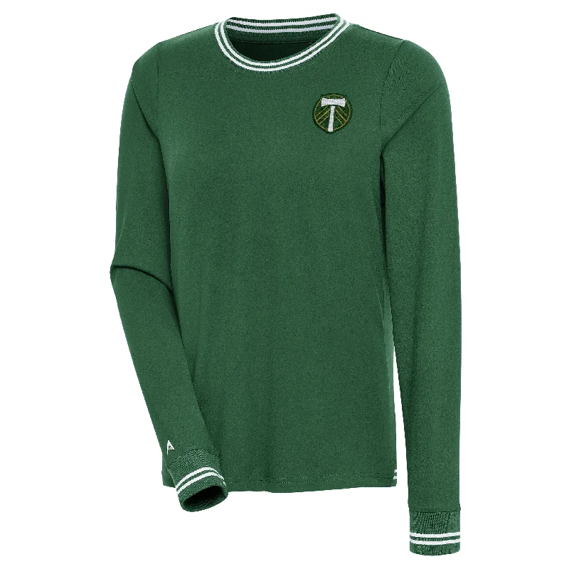 PORTLAND TIMBERS FC WOMEN'S HOMER PULLOVER Sabrina Neck Pullover