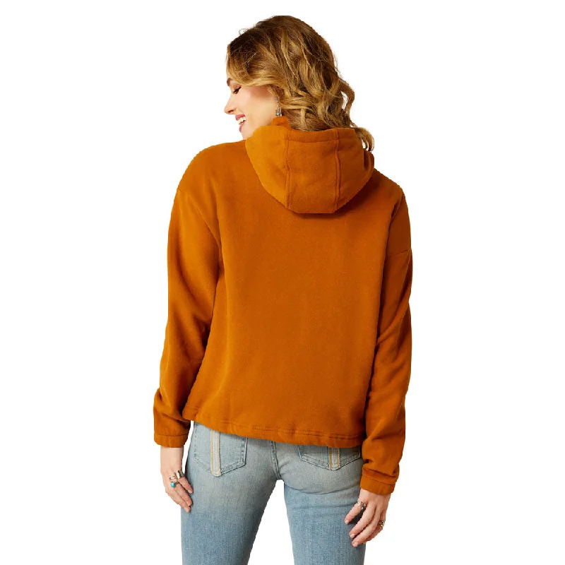 10052466 Ariat Women's Essential Hoodie - Roasted Pecan