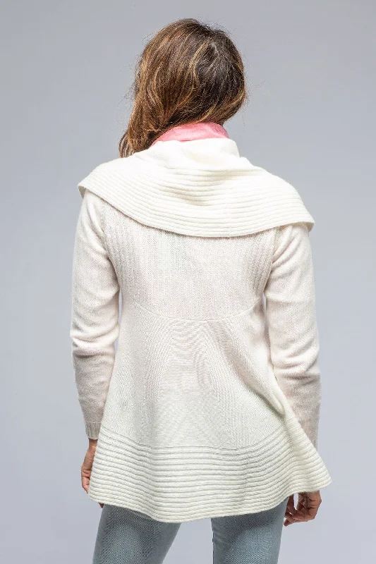 Margot Cashmere Open Cardigan In Cream