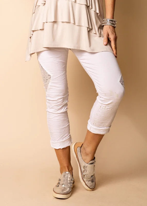 Oria Pant in White