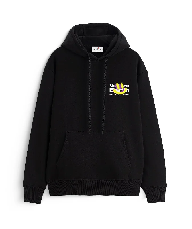 SMILE FOR ME HOODIE - BLACK