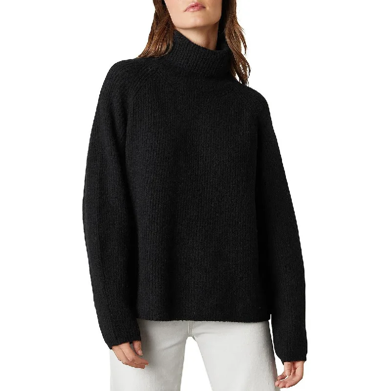 VELVET BY GRAHAM & SPENCER Womens Judith Wool Blend Turtleneck Sweater