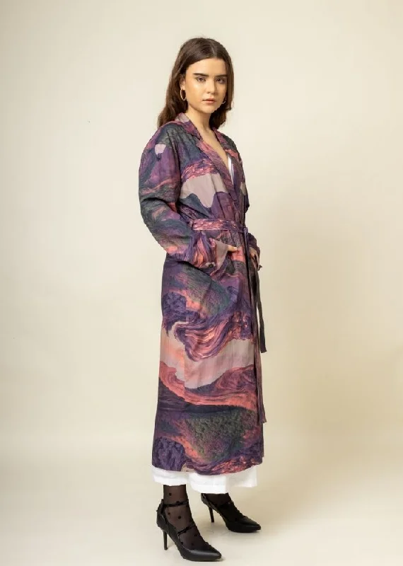 Amelia Printed Trench- In Store