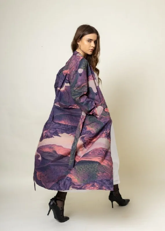 Amelia Printed Trench- In Store