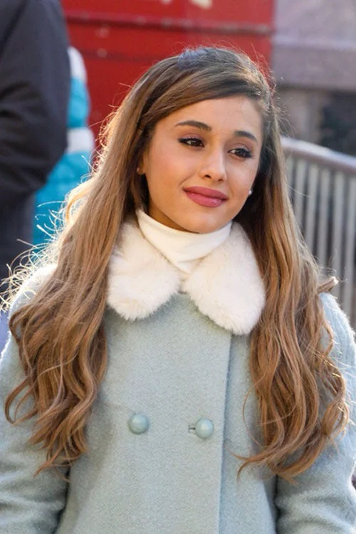 Ariana Grande Blue Trench coat