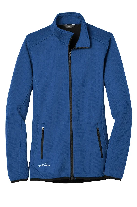 Eddie Bauer Womens Dash Pill Resistant Full Zip Jacket - Cobalt Blue