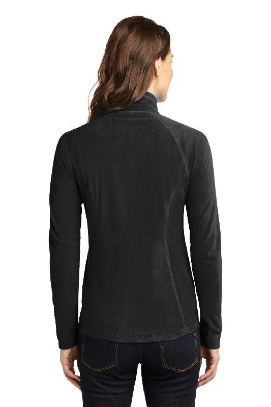 Eddie Bauer Womens Pill Resistant Microfleece Full Zip Jacket - Black