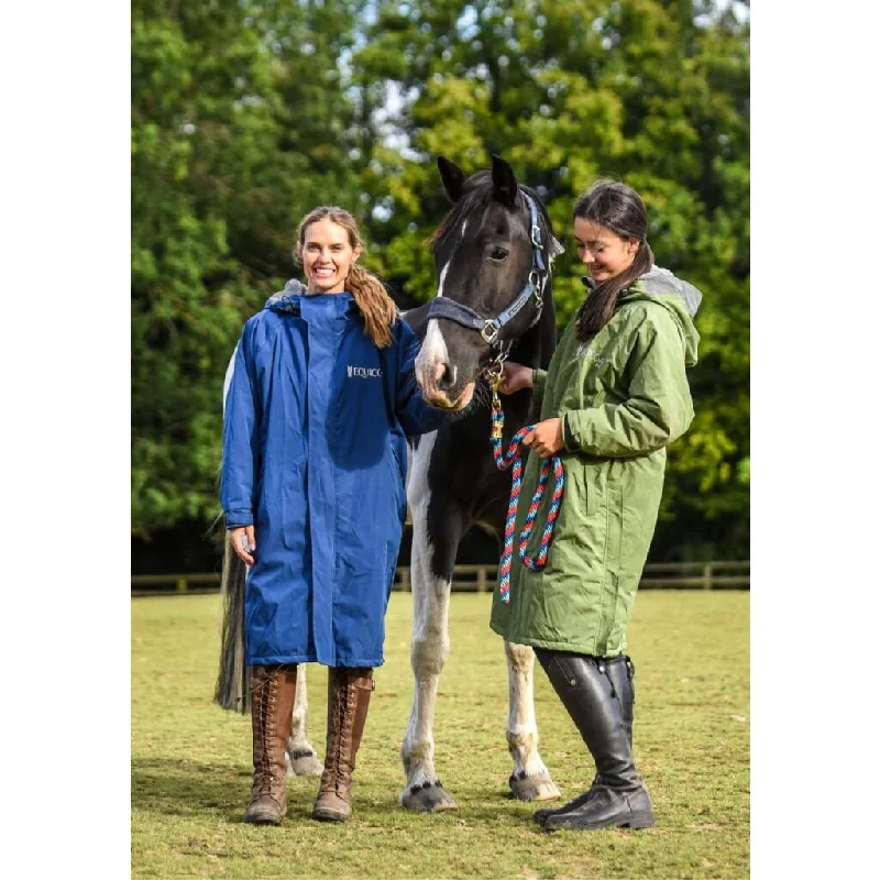 Equicoat Pro Adult Long Coat Teal