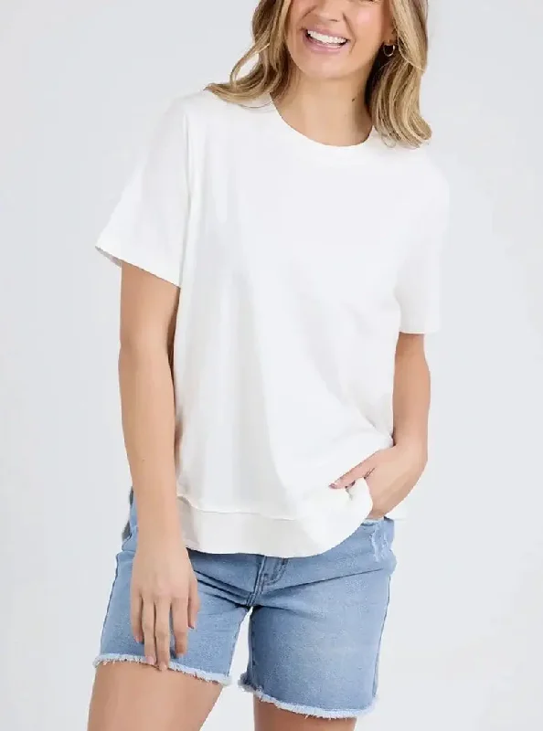 Foxwood Farrah Short Sleeve Tee - White