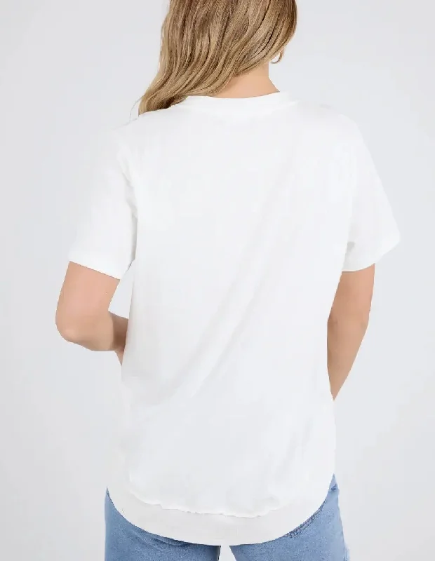 Foxwood Farrah Short Sleeve Tee - White