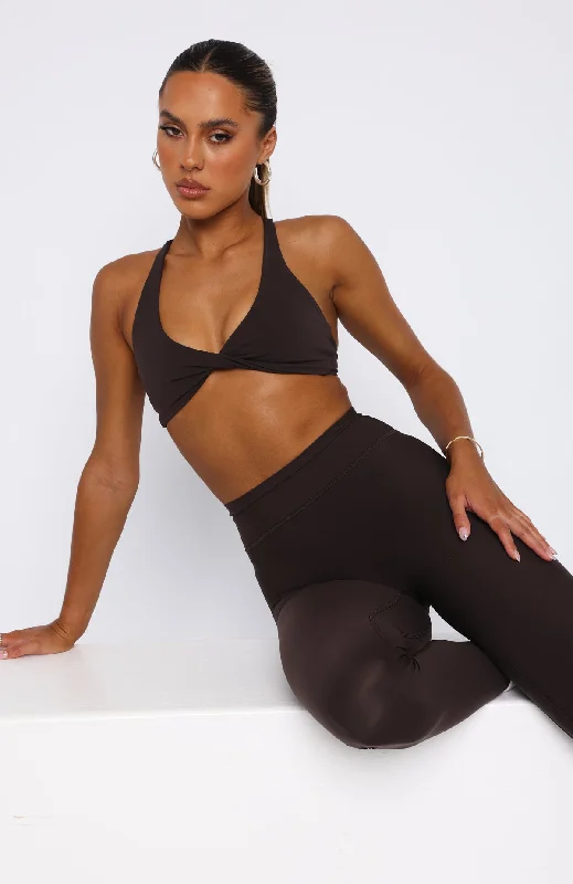 High Definition Sports Bra Espresso