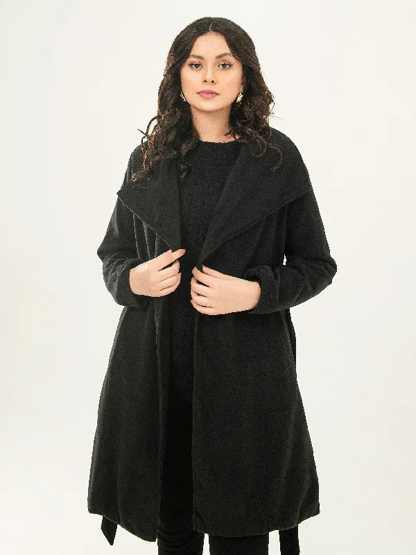 Belted Woolen Coat