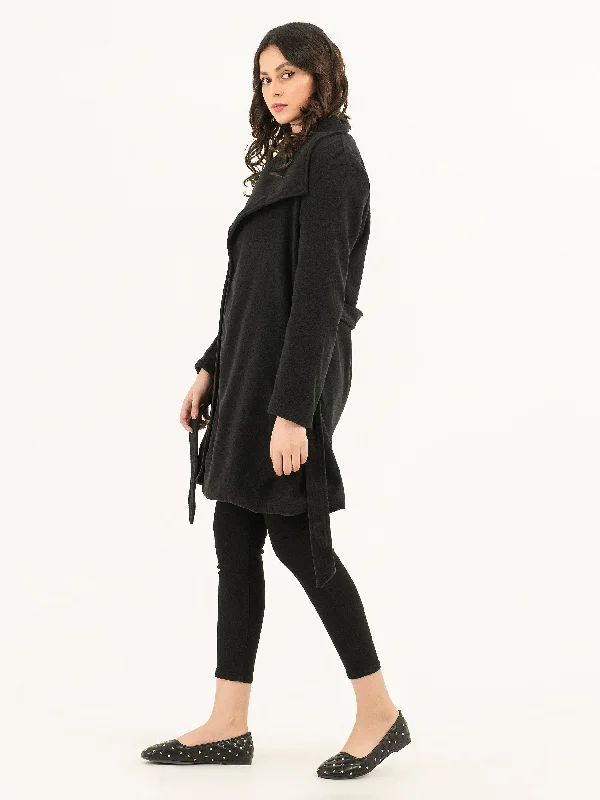 Belted Woolen Coat