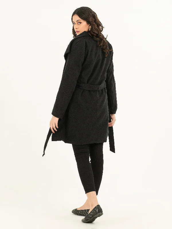 Belted Woolen Coat