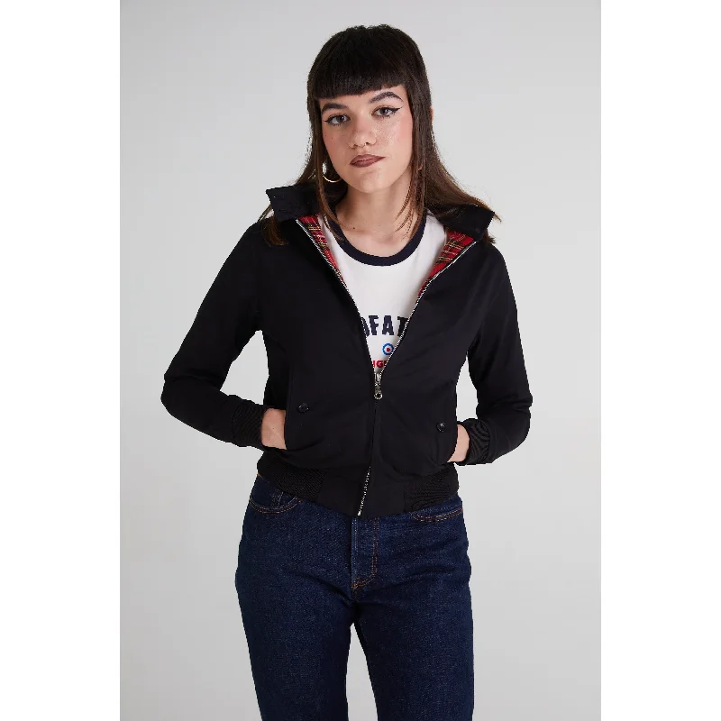 Modfather Clothing - Women's Black - Harrington Jacket