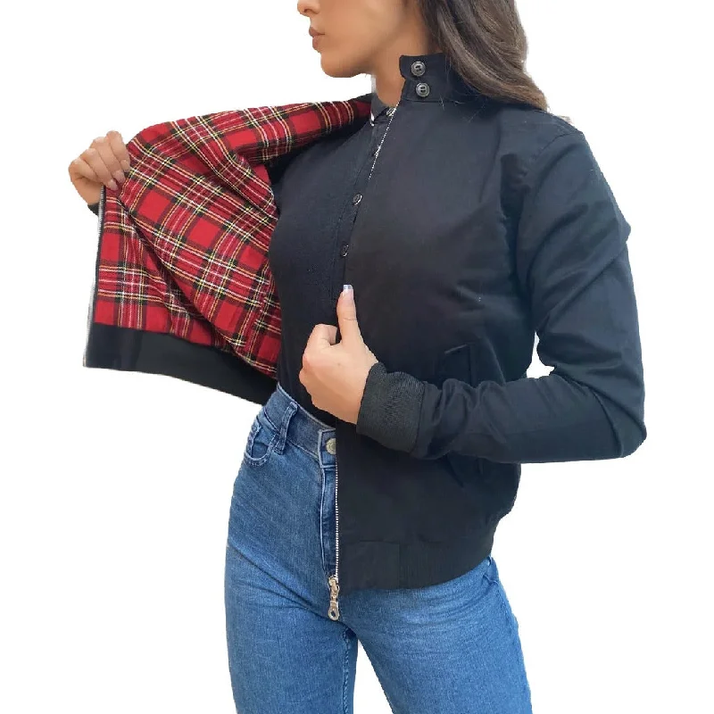 Modfather Clothing - Women's Black - Harrington Jacket