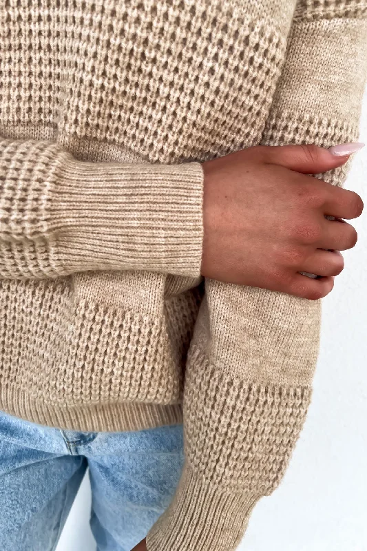 Rosie Rugby Knit Beige