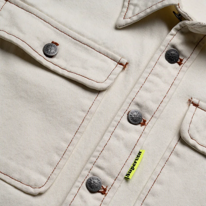 Supervsn Third Eye Denim Overshirt - Natural