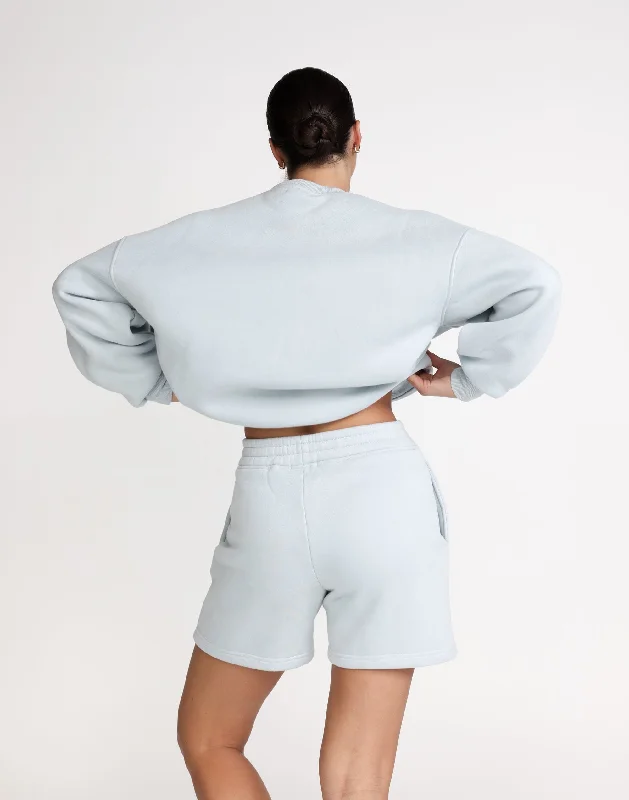 Clayton Sweat Shorts (Baby Blue)