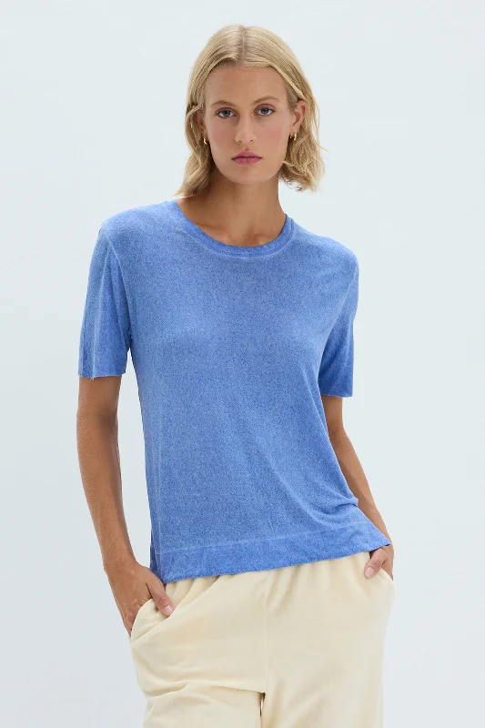 Dusty Blue Boxy Tee