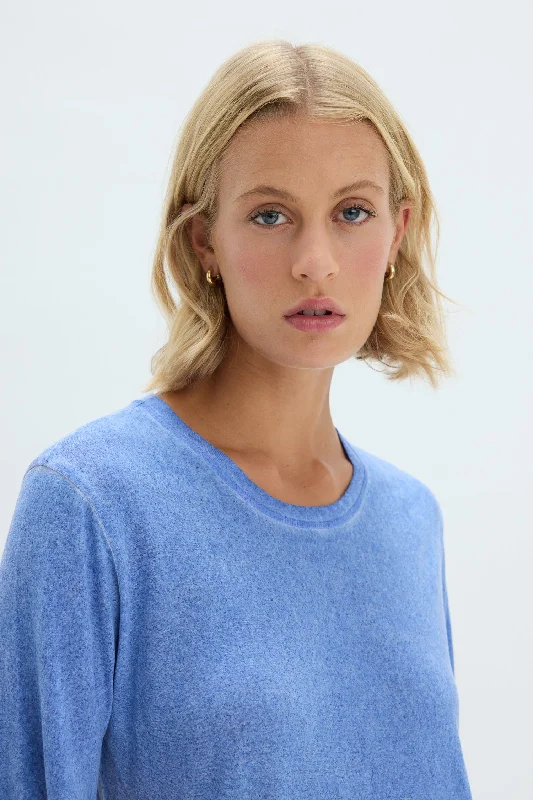 Dusty Blue Boxy Tee