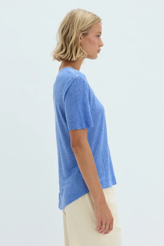 Dusty Blue Boxy Tee