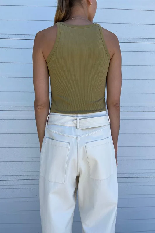 Fennel Seed Vintage Ribbed Tank